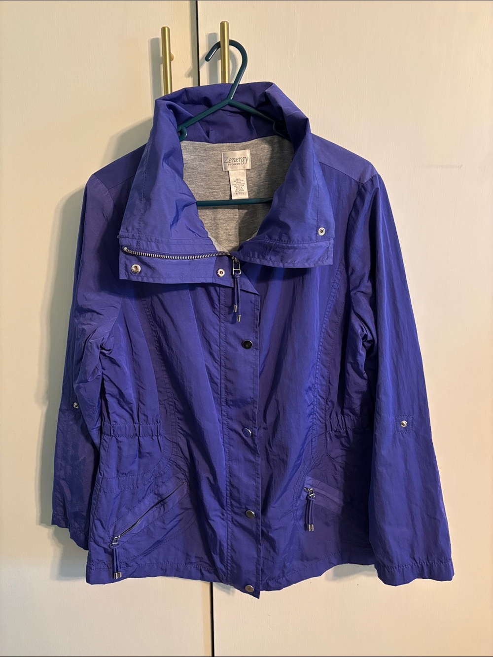 Essential Utility Jacket in Violet by Zenergy